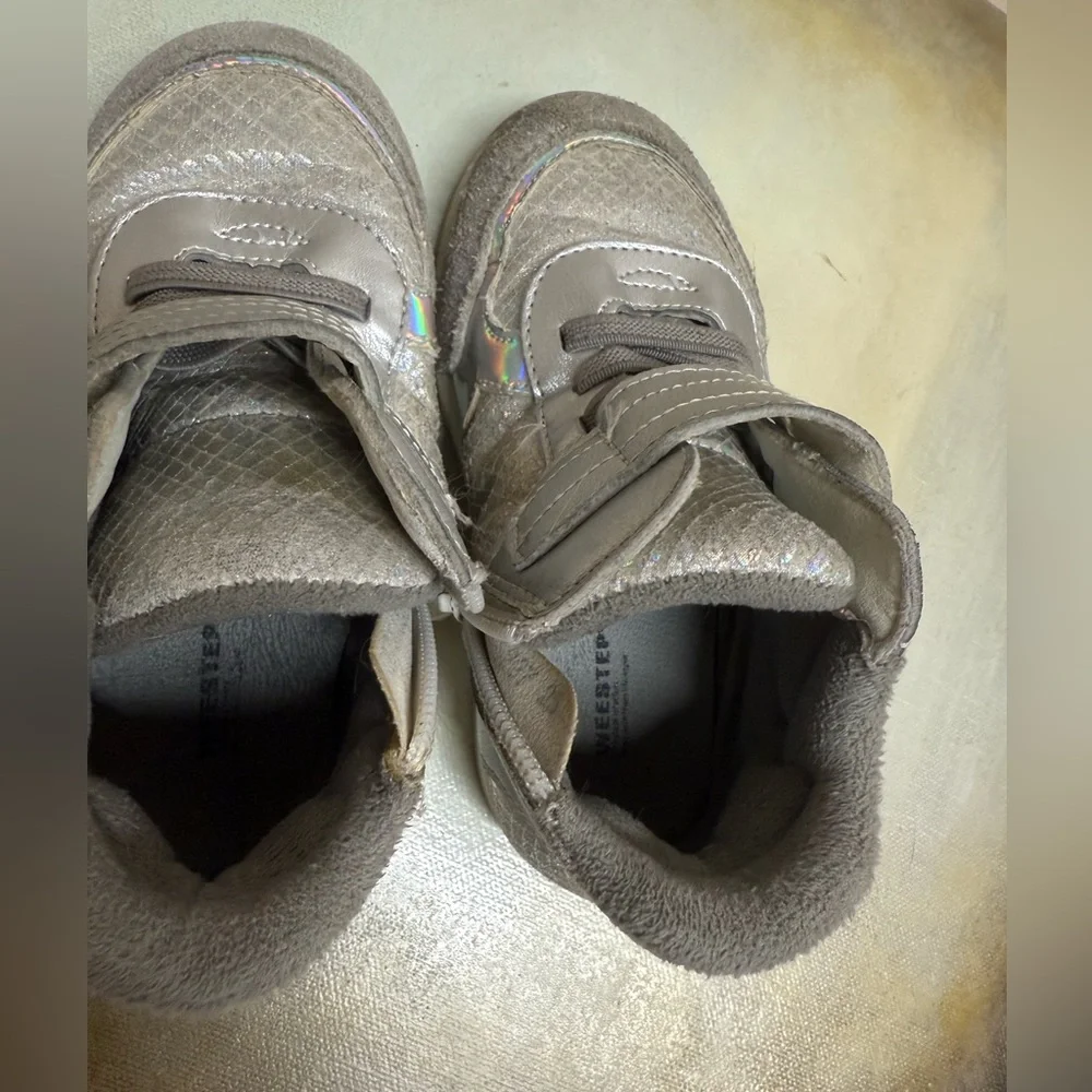 Lot two pairs Toddler shoes size 8